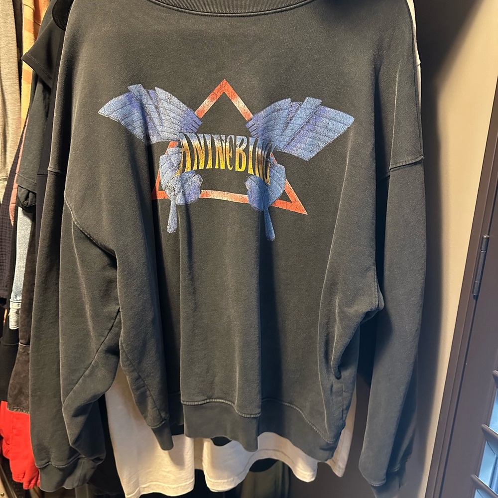 Anine Bing Vintage Black Graphic Sweatshirt
Perfect condition!